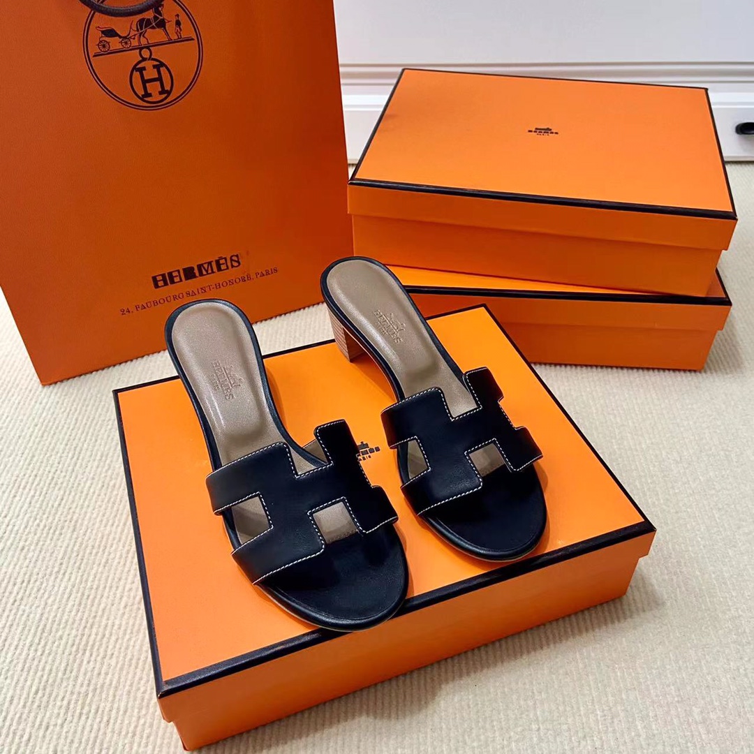 에르메스 올수공 오아시스 슬리퍼 샌들 스위프트 36